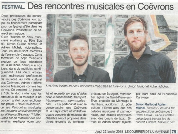 Ensemble Caravage - RMC 2018 - CM