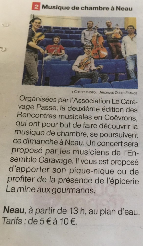 Ensemble Caravage - RMC 2019 - Annonce OF